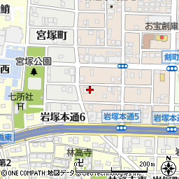 愛知県名古屋市中村区小鴨町181周辺の地図
