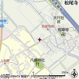 滋賀県愛知郡愛荘町松尾寺300周辺の地図