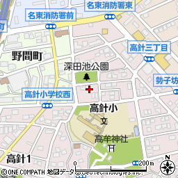 愛知県名古屋市名東区高針3丁目803周辺の地図