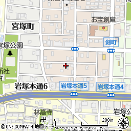 愛知県名古屋市中村区小鴨町188周辺の地図