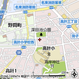 愛知県名古屋市名東区高針3丁目802周辺の地図