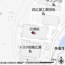 愛知県豊田市西広瀬町小麦生周辺の地図