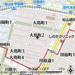 愛知県名古屋市千種区大島町2丁目56周辺の地図