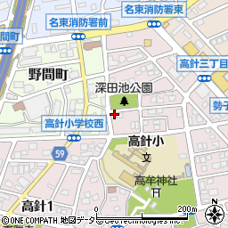 愛知県名古屋市名東区高針3丁目801周辺の地図