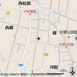 愛知県愛西市内佐屋町郷69周辺の地図