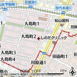 愛知県名古屋市千種区大島町2丁目50周辺の地図