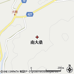 愛知県設楽町（北設楽郡）津具（南大桑）周辺の地図