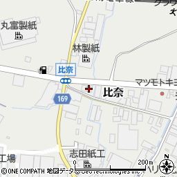 静岡県富士市比奈625周辺の地図