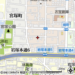 愛知県名古屋市中村区小鴨町185周辺の地図