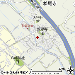 滋賀県愛知郡愛荘町松尾寺21周辺の地図