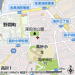 愛知県名古屋市名東区高針3丁目804-1周辺の地図