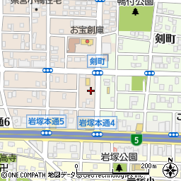 愛知県名古屋市中村区小鴨町141周辺の地図