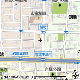 愛知県名古屋市中村区小鴨町141周辺の地図