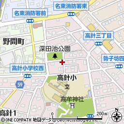 愛知県名古屋市名東区高針3丁目805周辺の地図