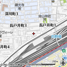 愛知県名古屋市中村区長戸井町2丁目19周辺の地図