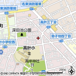 愛知県名古屋市名東区高針3丁目1006周辺の地図