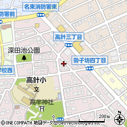 愛知県名古屋市名東区高針3丁目1102周辺の地図