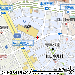 静岡県富士市青島町周辺の地図