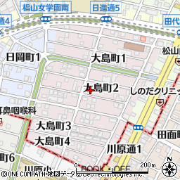 愛知県名古屋市千種区大島町2丁目59周辺の地図