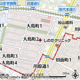 愛知県名古屋市千種区大島町2丁目49周辺の地図