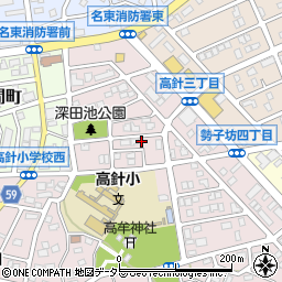 愛知県名古屋市名東区高針3丁目1004周辺の地図