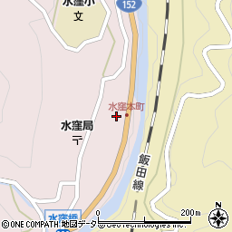 静岡県浜松市天竜区水窪町奥領家2605-3周辺の地図