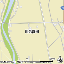 島根県大田市川合町川合野田周辺の地図