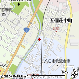滋賀県東近江市五個荘小幡町799周辺の地図