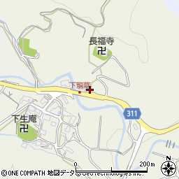 滋賀県大津市伊香立下龍華町140周辺の地図