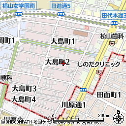 愛知県名古屋市千種区大島町2丁目47周辺の地図