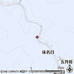 愛知県豊田市大河原町床名目47周辺の地図
