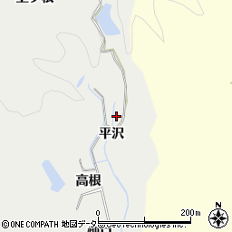 愛知県豊田市本徳町平沢周辺の地図