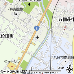 滋賀県東近江市五個荘中町82周辺の地図