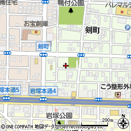 愛知県名古屋市中村区剣町240周辺の地図