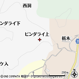 愛知県豊田市中立町大柿周辺の地図