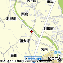 愛知県豊田市加納町西大坪47周辺の地図