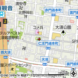 富士浅間神社周辺の地図