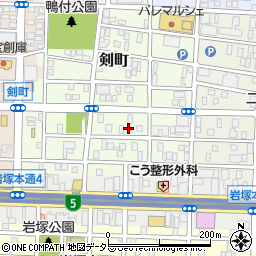 愛知県名古屋市中村区剣町248周辺の地図