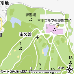 愛知県豊田市中立町（市久曽）周辺の地図