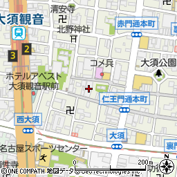 大須ういろ大須北店周辺の地図