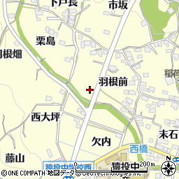 愛知県豊田市加納町羽根前48周辺の地図