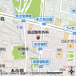 恵稜会田辺整形外科医院周辺の地図