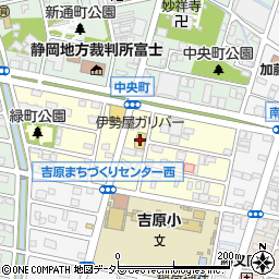 伊勢屋ガリバー富士店周辺の地図