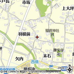 愛知県豊田市加納町欠ノ上1周辺の地図