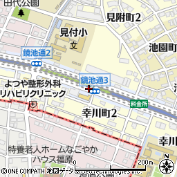愛知県名古屋市千種区鏡池通周辺の地図