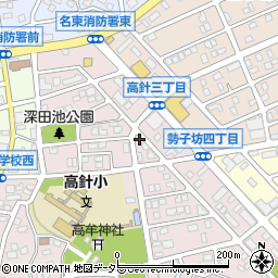 愛知県名古屋市名東区高針3丁目1101周辺の地図