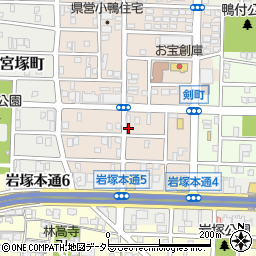 愛知県名古屋市中村区小鴨町163周辺の地図