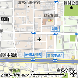 愛知県名古屋市中村区小鴨町160周辺の地図