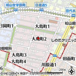 愛知県名古屋市千種区大島町2丁目45周辺の地図