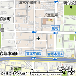 愛知県名古屋市中村区小鴨町161周辺の地図